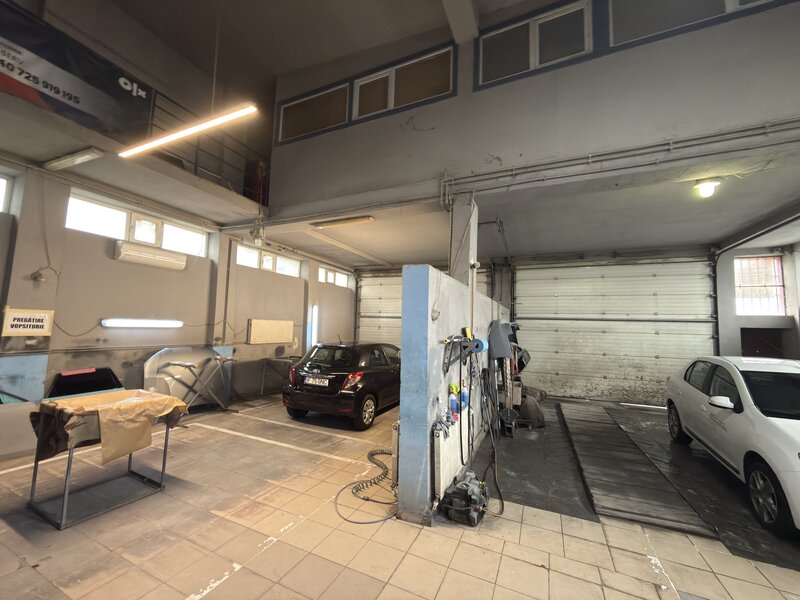 Voluntari (Metro) Hala echipata pentru service auto tinichigerie-vopsitorie